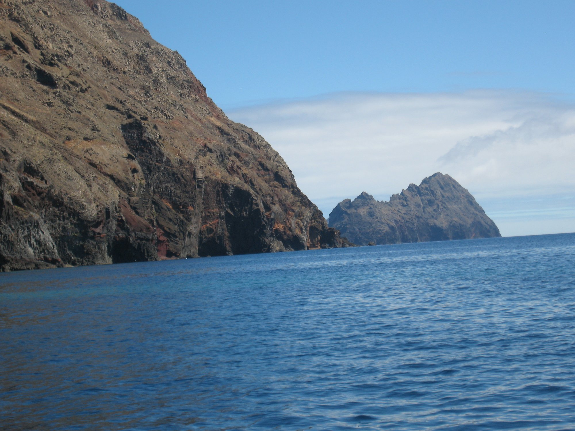 Southern view of the Desertas Islands.