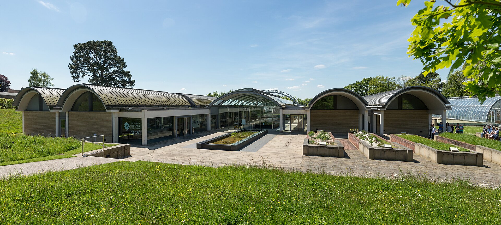The Millennium Seed Bank buildings at Kew Wakehurst in West Sussex.